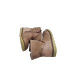 Cizme copii Bambulini, 21, material textil, Imblanite, roz - imagine 4