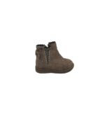 Botine copii Vertbaudet, 22, piele intoarsa, bej