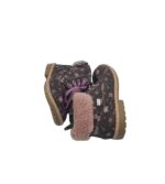 Ghete copii Sumo, 22, material textil, Imblanite, bej roz - imagine 4