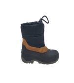 Cizme copii Friboo, 31, piele intoarsa, material textil, alte materiale, Imblanite, bleumarin