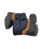 Cizme copii Friboo, 31, piele intoarsa, material textil, alte materiale, Imblanite, bleumarin - imagine 4