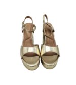 Sandale dama New Look, 37, imitatie de piele, auriu - imagine 3