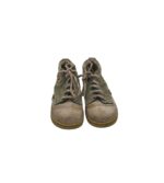 Ghete copii 21, material textil, piele, gri - imagine 3