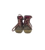 Ghete copii Superfit, 22, piele intoarsa, material textil, GoreTex, gri roz, captusite - imagine 3