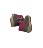 Ghete copii Superfit, 22, piele intoarsa, material textil, GoreTex, gri roz, captusite - imagine 4