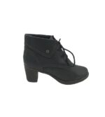 Botine dama Jane Klain, 39, imitatie de piele, negru