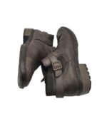 Botine dama  Luftpolster, 39, imitatie de piele, maro, captusite - imagine 4