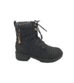 Ghete dama Schuhtraum, 40, imitatie de piele, negru