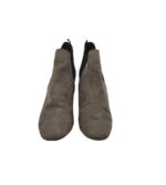 Botine dama H&M, 39, material textil, gri - imagine 3