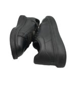 Adidasi barbati 43, imitatie de piele, negru - imagine 4