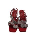 Sandale dama Next, 42, material textil, rosu - imagine 3