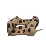 Botine dama Stuart Weitzman, 40, material textil, bej - imagine 4