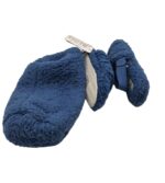 Papuci de casa copii Kids, 31, material textil, albastru - imagine 4