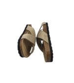 Saboti dama  Pier One, 38, piele intoarsa, bej - imagine 4