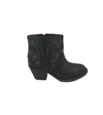 Botine dama Corina, 37, material textil, negru
