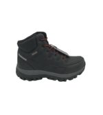 Ghete barbati Axboxing, imitatie de piele, negru , Imblanite