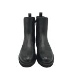 Ghete dama Jorge Oliveira, piele, negru - imagine 3