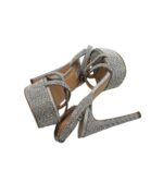 Sandale dama Steve Madden, 41, imitatie de piele, argintiu - imagine 4