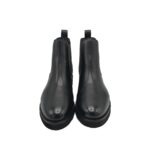 Ghete dama Jorge Oliveira, piele, negru - imagine 3