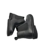 Ghete dama Jorge Oliveira, piele, negru - imagine 4