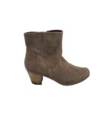 Botine dama S'Oliver, 40, piele intoarsa, bej