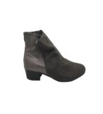 Botine dama Jana, 38, imitatie de piele, material textil, negru