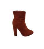 Botine dama Justfab, 37, material textil, maro