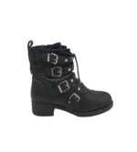 Ghete dama Star Collection, 40, imitatie de piele, negru