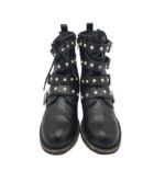 Ghete dama Star Collection, 40, imitatie de piele, negru - imagine 3