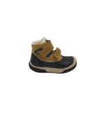 Ghete copii Geox, 25, piele intoarsa, piele, Waterproof, Imblanite, negru maro