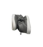 Adidasi copii George 22, imitatie de piele, material textil, gri - imagine 4