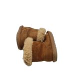 Cizme copii Next, 21, piele intoarsa, Imblanite, maro - imagine 4