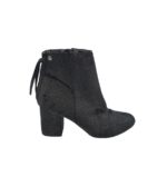 Botine dama 38, material textil, negru