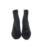 Botine dama 38, material textil, negru - imagine 3