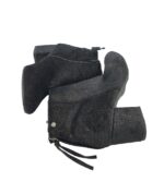 Botine dama 38, material textil, negru - imagine 4