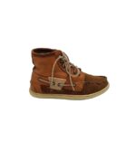 Ghete dama Nobrand, 38, piele intoarsa, piele, maro