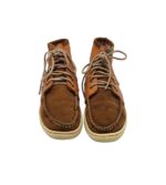 Ghete dama Nobrand, 38, piele intoarsa, piele, maro - imagine 3