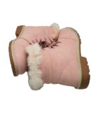 Ghete dama 38, imitatie de piele, roz, captusite - imagine 4