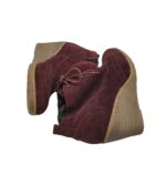 Botine dama  5Th Avenue, 36, piele intoarsa, visiniu - imagine 4