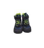 Ghete copii Elefanten, 24, piele intoarsa, material textil, albastru, captusite - imagine 3