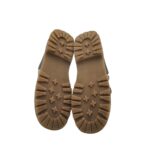 Ghete copii 29, piele, gri bej,  Imblanite - imagine 5