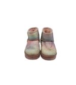 Cizme copii Fashion, 24, imitatie de piele, Imblanite, roz - imagine 3
