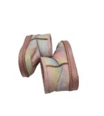 Cizme copii Fashion, 24, imitatie de piele, Imblanite, roz - imagine 4