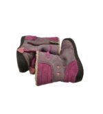 Cizme copii D.d. Step, 22, piele, Imblanite, mov - imagine 4