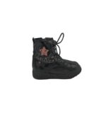 Ghete copii Cupcake, 27, imitatie de piele, negru