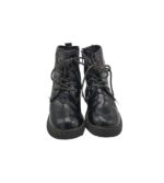 Ghete copii Cupcake, 27, imitatie de piele, negru - imagine 3