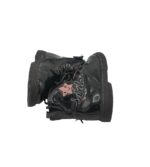 Ghete copii Cupcake, 27, imitatie de piele, negru - imagine 4