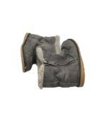 Cizme copii Next, 24, material textil, Imblanite, gri - imagine 4