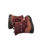 Cizme copii Elefanten, 24, material textil, Imblanite, visiniu - imagine 4