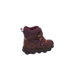 Ghete copii Elefanten, 25, piele intoarsa, material textil, visiniu , captusite
